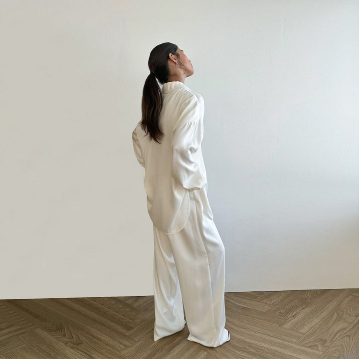 22 Momme Oversized Mulberry Silk Pajama Set for Women