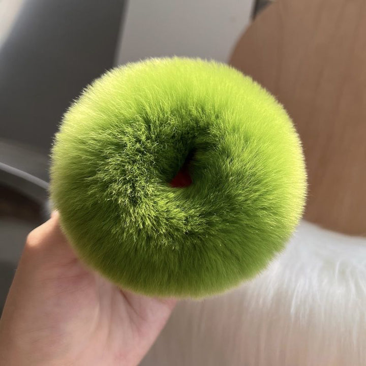 Soft Fluffy Rabbit Fur Scrunchies